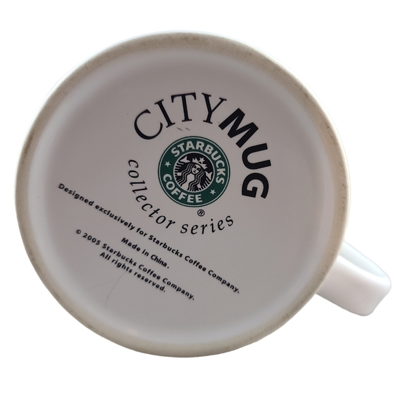 2005 STARBUCKS "City Series" Coffee Chengdu China Green Panda Collector City Mug - Picture 6 of 6